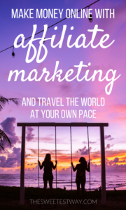 The only affiliate marketing course you'll ever need to start making money online and traveling the world at your own pace!