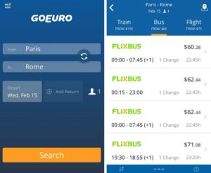 GoEuro Travel Planner Review