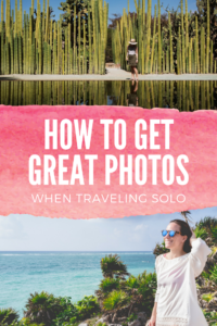 Traveling solo? Get great photos of yourself on your travels with these 6 simple methods!