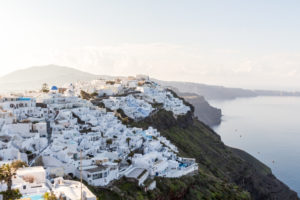 Fira as seen from Firostefani, Santorini