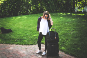 Encircled Multiway Clothing: How to style the Chrysalis Cardi for a long travel day