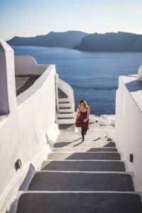 Exploring Oia, Santorini