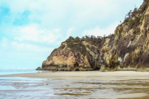 Hug Point near Cannon Beach Oregon