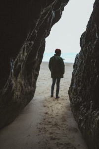 Hug Point near Cannon Beach Oregon