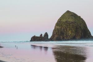 Sunrise in Cannon Beach, Oregon