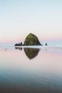 Sunrise in Cannon Beach, Oregon