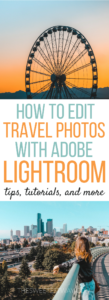 Tips, tricks, and tutorials to help you edit amazing travel photos with Lightroom. #travelphotography #photoediting