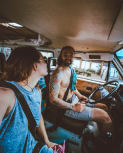 Traveling in a campervan in Maui