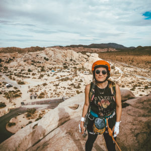 Rock climbing in Joshua Tree National Park