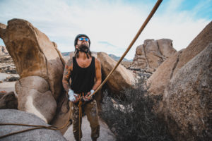 Rock climbing in Joshua Tree National Park with The Mountain Bureau LLC