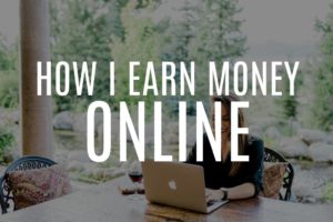 How I make money online