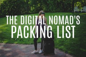 Digital nomad's packing list