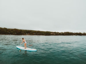 Paddling with green sea turtles in Maui on a stand up paddle board lesson with Maui SUP