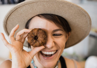 Vegan, gluten-free donuts at That's A Wrap Cafe, Kihei, Maui